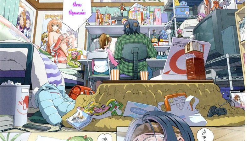 -A-Commonplace-Scene-in-Otaku-Room-1