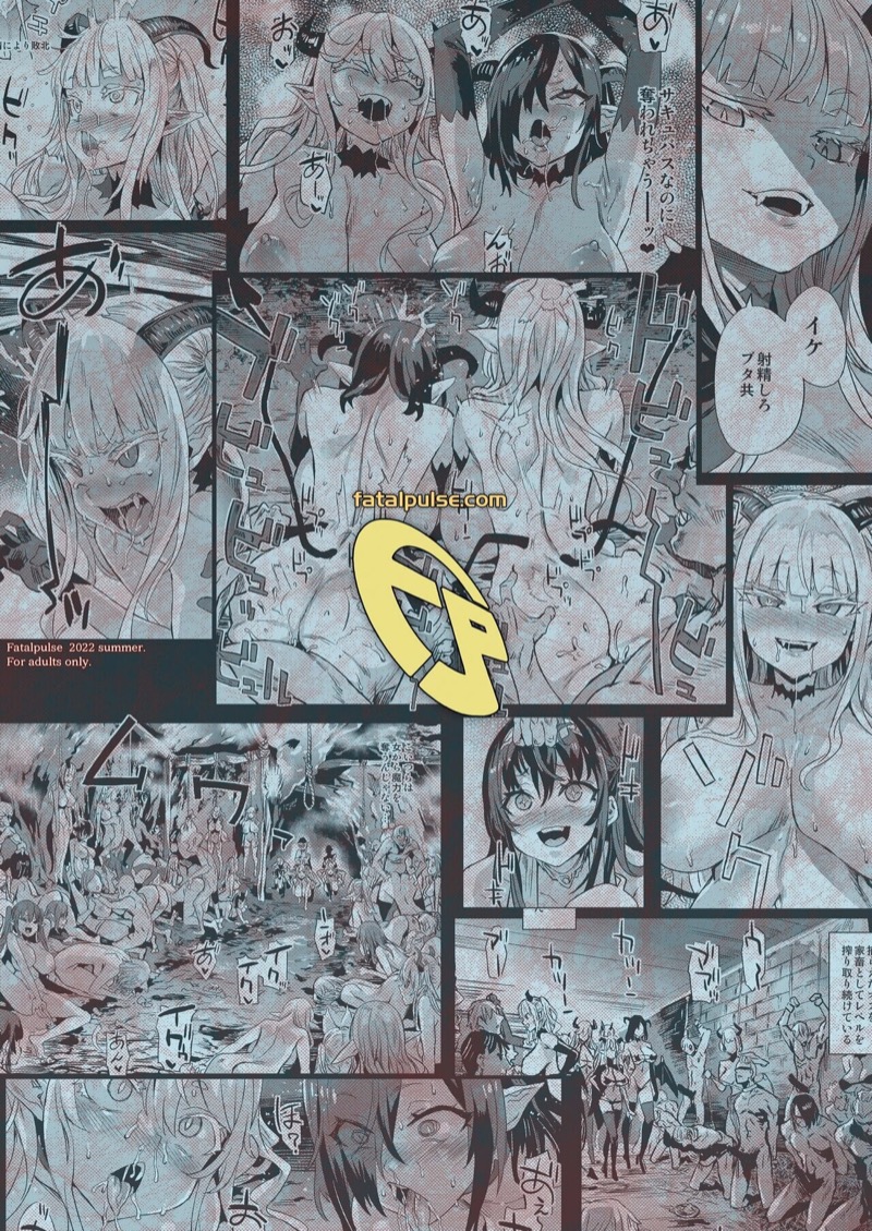 ก็อปลิน-vs-ราชินีปีศาจ-C100Fatalpulse-Asanagi-Succubus-Queen-vs-Goblin-Grunts-49