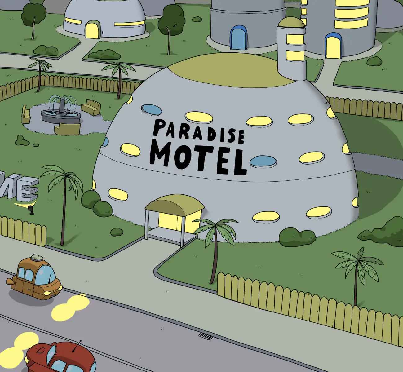 ผู้เฒ่าเต่าเข้าพัก Paradise Motel 02